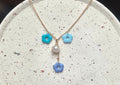 Collier Madeleine Bleu 🌺